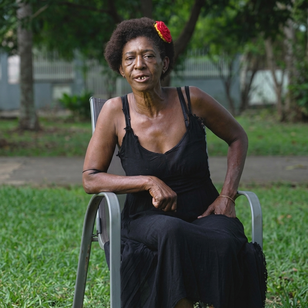 Marilene de preto